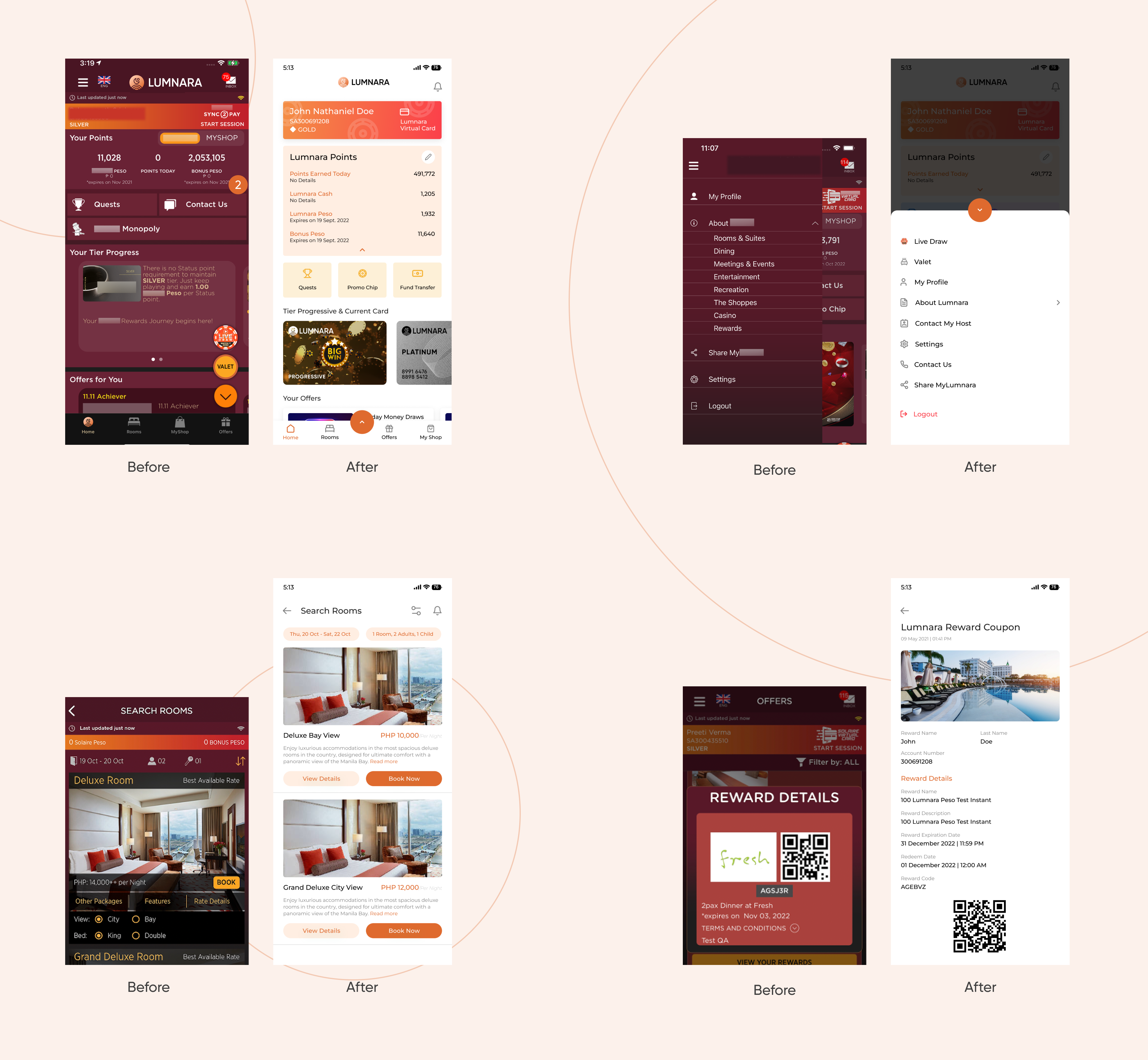 Lumnara Results Before and After Image 1 - Mobile