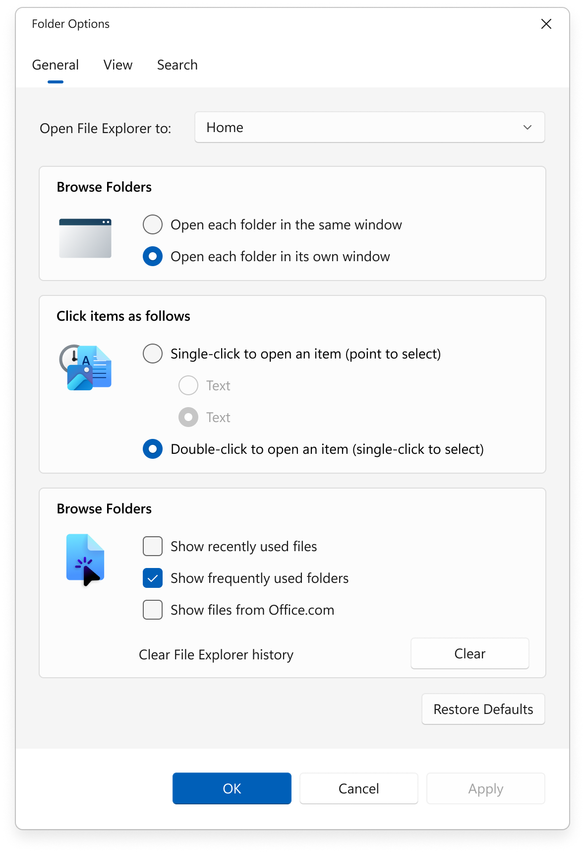 Microsoft UI changes for Dialogs