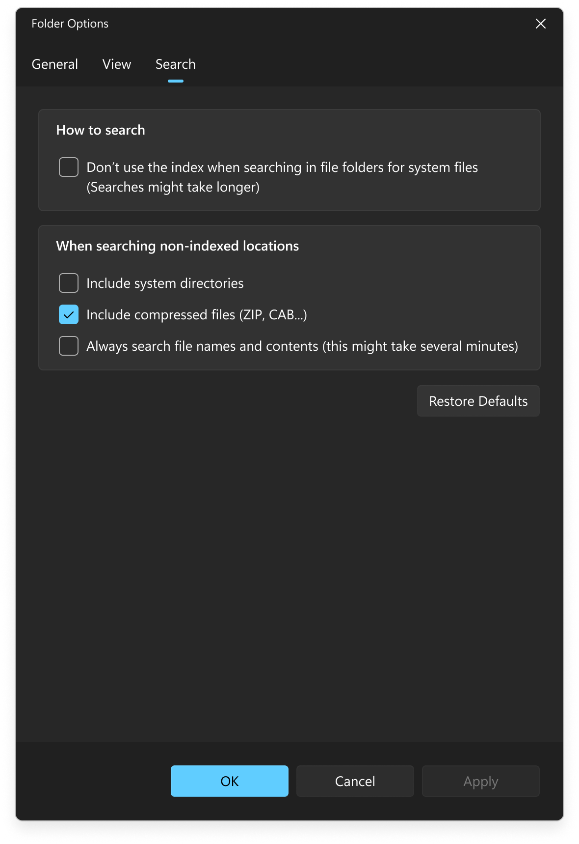 Microsoft UI changes for Dialogs