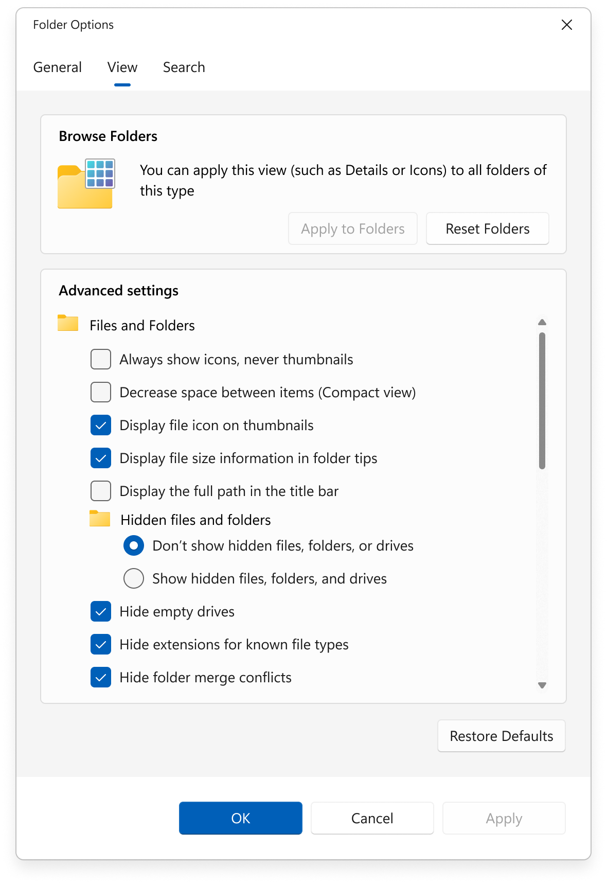 Microsoft UI changes for Dialogs
