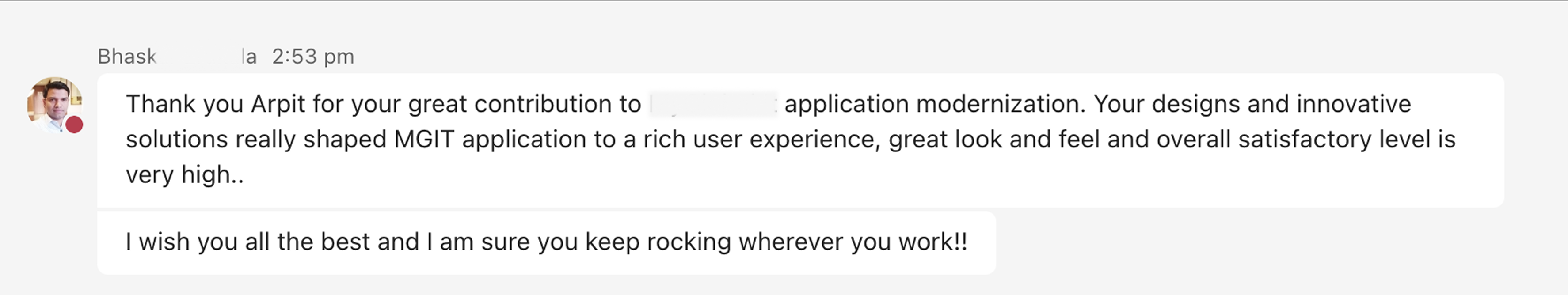 Nexus-IT Client Appreciation Validation Proof Image